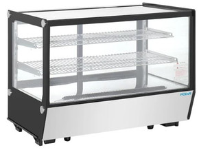 Polar G-Series Counter Display Merchandiser Square Glass - 160Ltr