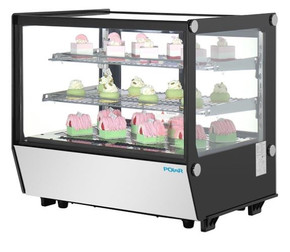 Polar G-Series Counter Display Merchandiser Square Glass - 120Ltr