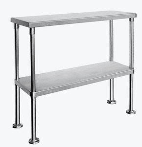 Double Tier 400mm Deep Workbench Overshelf 750mm High WBO2-1200-400