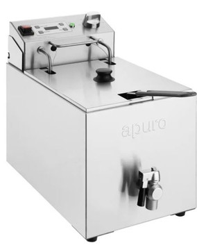 Apuro CU620-A Single Tank Electric Fryer with Timer - 8Ltr - 2.9kW
