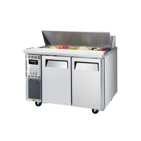 Turbo Air KHR12-2-N 2 Door Solid Salad Prep Fridge Turbo Air KHR12-2-N 2 Door Solid Salad Prep Fridge