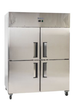 Exquisite GSC1412H Two SPLIT Solid Doors Upright Storage Fridge 1476 Litre