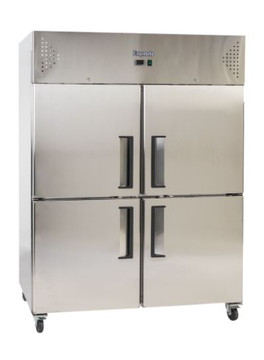 Exquisite GSF1412H Two SPLIT Solid Doors Upright Storage Freezer 1476 Litre