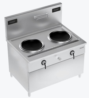 IWOK Commercial Induction Double Wok IWOK-2