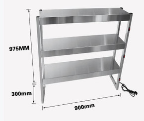Benchstar Commercial Food Warmer with 6 Lamps FW6L-093
