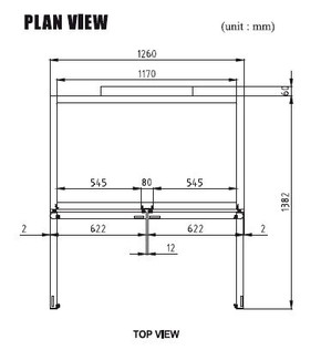 Turbo Air KF45-2-N 2 Door Top Mount Upright Freezer 1215 L
