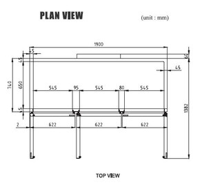 Turbo Air KR65-3-N 3 Door Top Mount Upright Fridge 1876 L