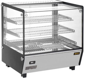Apuro HW923-A Square Countertop Heated Display Merchandiser 120Ltr