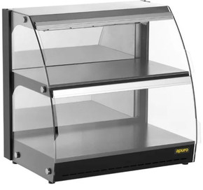 Apuro HW921-A Self-Serve Heated Display Unit with Hinged Doors
