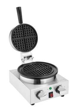Apuro HS985-A Commercial Round Belgian Waffle Maker | 1kW 180mm
