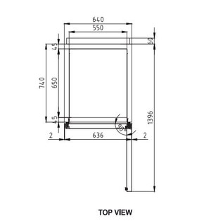 Turbo Air KF25-1-N - 1 Door Top Mount Upright Freezer 574L