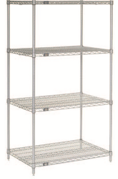 Atlas 18727EPL Shelving 4 Shelf Wire Shelving Kit -1830mm x 455mm