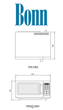 Bonn CM-1401G 1400W Microwave