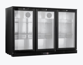 Thermaster Under Bench three Heated Glass Doors Bar Cooler with heater switch - LG-330TD