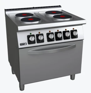 Fagor Kore 700 Series Electric 4 Burners with oven C-E741