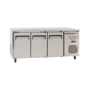 Exquisite USF400H Three Solid Doors Underbench Storage Freezer