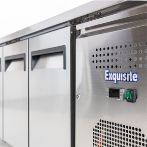 Exquisite USC260H 314L Double Solid Door Under Counter Workbench Refrigerator