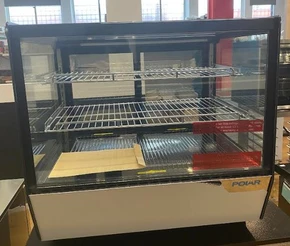 Ex-Showroom EX-PG003-A G-Series Counter Display Merchandiser Square Glass - 120Ltr