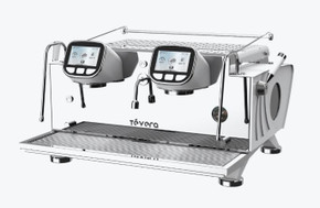 TéVera White T3 Multi-Boiler Commercial Tea Brewing Machine (2 Group) - TVT3-2W