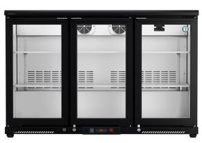 Hoshizaki RBWE135-AU 3 Door Glass Back Bar Fridge 212L | 10A