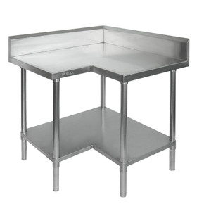 0900-6-WBCB - Economic Corner Workbench100mm Splashback & Undershelf 0900-6-WBCB - Economic Corner Workbench100mm Splashback & Undershelf