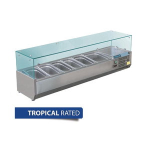 Polar GD876-A G-Series Countertop Prep Fridge 5 x 1/3GN & 1 x 1/2GN Polar GD876-A G-Series Countertop Prep Fridge 5 x 1/3GN & 1 x 1/2GN
