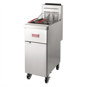 GH111-P Thor Freestanding Single Pan Double Basket LPG Heavy Duty Deep Fryer 25.25Ltr GH111-P Thor Freestanding Single Pan Double Basket LPG Heavy Duty Deep Fryer 25.25Ltr