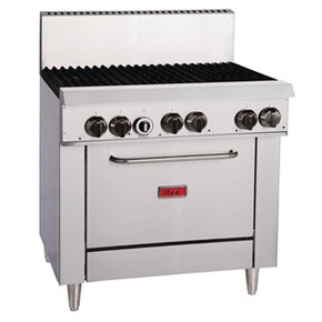 Thor GH101-N Gas Range 36" with flame failure- NG TR-6F NG Thor GH101-N Gas Range 36" with flame failure- NG TR-6F NG