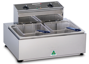 ROBAND F111 F Series Single Pan Double Basket Counter Top Fryer ROBAND F111 F Series Single Pan Double Basket Counter Top Fryer
