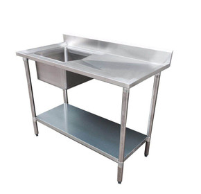 Modular System Single Sink Bench Left Handed 1200x600x900mm Modular System Single Sink Bench Left Handed 1200x600x900mm