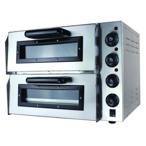 EP2S/15 Compact Double Pizza Deck Oven 585mm W x 550 D x 430 H EP2S/15 Compact Double Pizza Deck Oven 585mm W x 550 D x 430 H