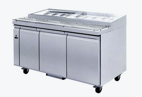 Thermaster three door DELUXE Pizza Prep Bench - PWB180 Thermaster three door DELUXE Pizza Prep Bench - PWB180