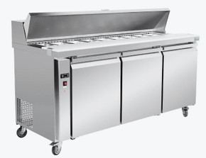 Thermaster three large door Sandwich Bar - SLB180