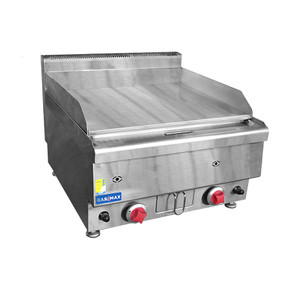 JUS-TRG60LPG GASMAX Benchtop 2 Burner Griddle 600mm