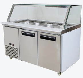 PG150FA-YG Cold Salad & Noodle Bar 4x1/1 GN Pans