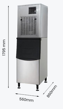 SN-258F Blizzard Ice Maker – 250kg Granular Commercial Ice Machine