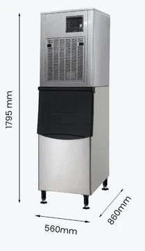 Blizzard SN-258F 250kg Granular Ice Maker with 125kg Bin | 10A