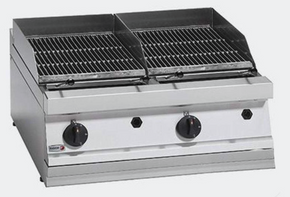 Fagor 700 series - Gas charcoal 2 grid grill BG7-10 Fagor 700 series - Gas charcoal 2 grid grill BG7-10
