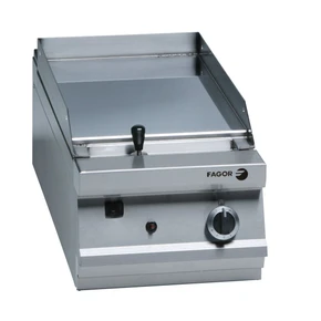 Fagor Kore 900 Series FTG-C9-05L Commercial Benchtop Chrome Gas Griddle / Fry-Top (425mm Wide)