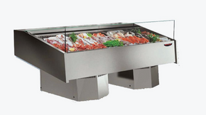 Multiplexable Serve-over Refrigerated Fish Open Display Multiplexable Serve-over Refrigerated Fish Open Display