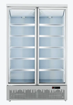 Thermaster LG-1000GBM Full Size Double Glass Door Commercial Supermarket Display Fridge (1081L)