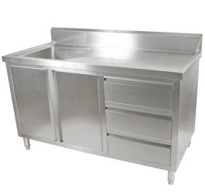 Kitchen Tidy Cabinet with Left Sink Kitchen Tidy Cabinet with Left Sink
