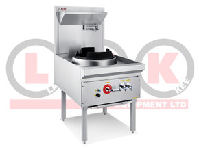 LKK-1B 1 Burner Waterless Gas Wok Table - Duckbill Burner