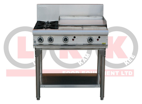 2 Gas Open Burner & 600mm RHS Grill - LKKOB6B 2 Gas Open Burner & 600mm RHS Grill - LKKOB6B
