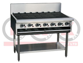 LKKCG12 7 Burner 1200 mm Chargrill with Legs LKKCG12 7 Burner 1200 mm Chargrill with Legs