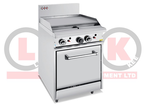 LKKOB4B+O 600mm Gas Griddle + Static Oven