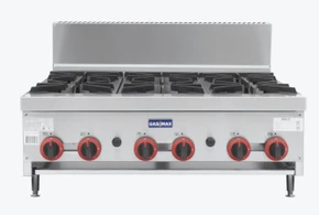 Gasmax RB-6E 6 Burner Natural Gas Benchtop Cooktop 902mm | 144Mj