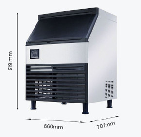  Blizzard SN-210P 95kg Air-Cooled Commercial Cube Ice Maker