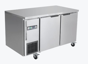 Thermaster Stainless Steel Double Door Workbench Freezer - TS1200BT