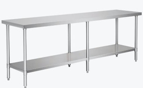 Modular System Stainless Steel Workbench - WB6-2400/A